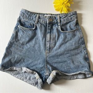 Zara high-waisted shorts